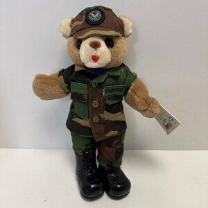 Bear Forces of America U.S. Air Force Female Camo Teddy Bear Tag St. Claire
